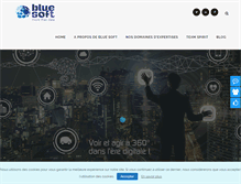 Tablet Screenshot of bluesoft-group.com